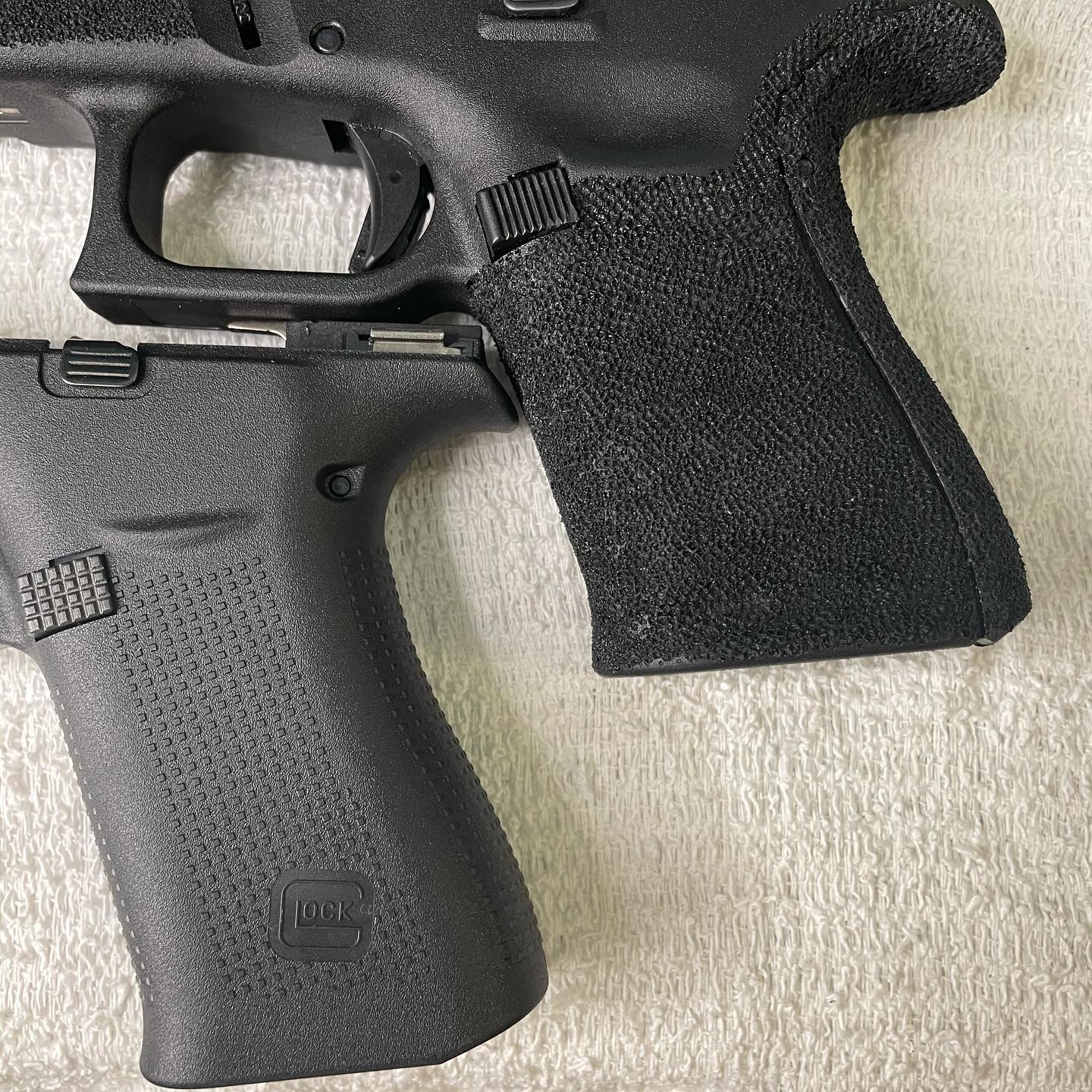 Stipples vs. stock. A little functionality with a little style.